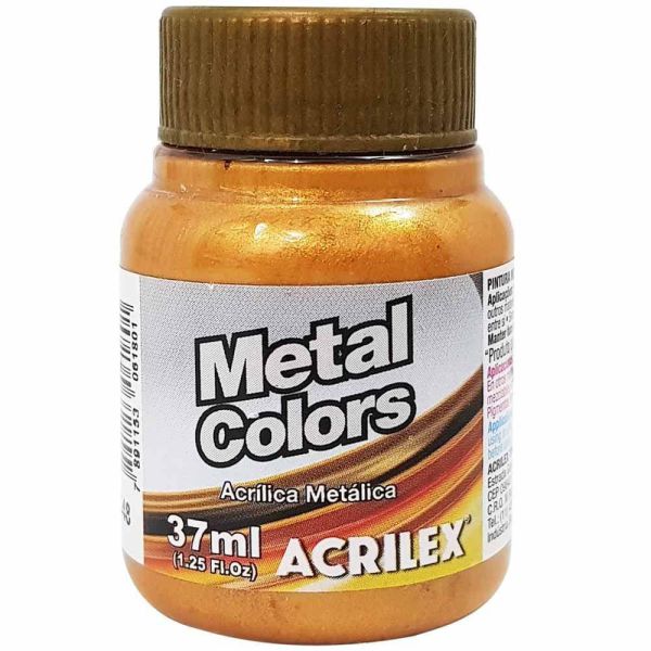 Tinta Metal Colors Acr Lica Ml Ouro Acrilex